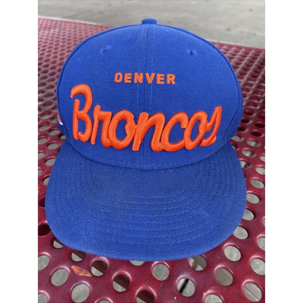 Denver Broncos Hat New Era 9FIFTY Snapback Blue Orange NFL Football Cap Mens